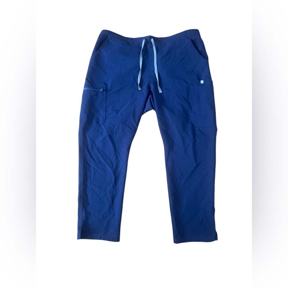 FIGS TECHNICAL COLLECTION Size XLP BLUE SCRUB PANTS STYLE TW000P Nurse Doctor